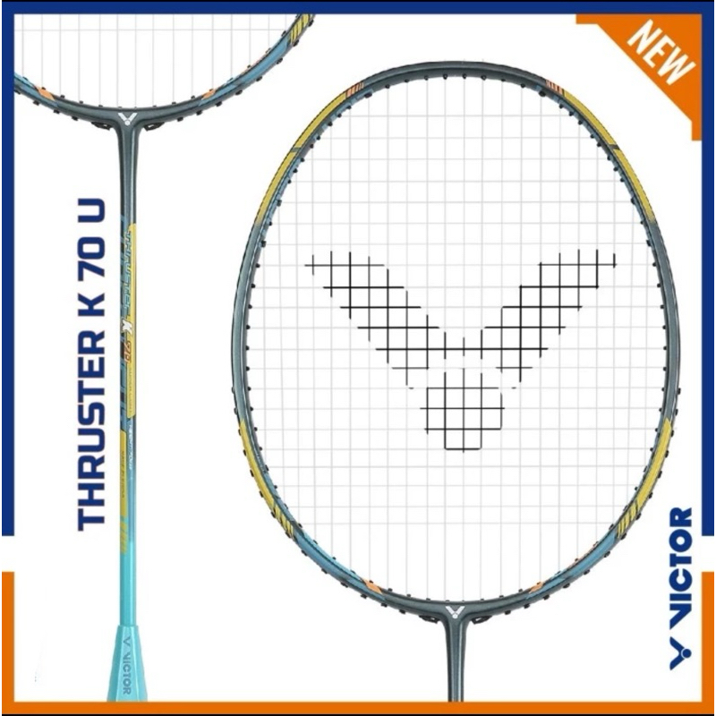 Jual Raket Badminton Victor TK 70 U / TK70 U / Thruster K 70 U | Shopee ...