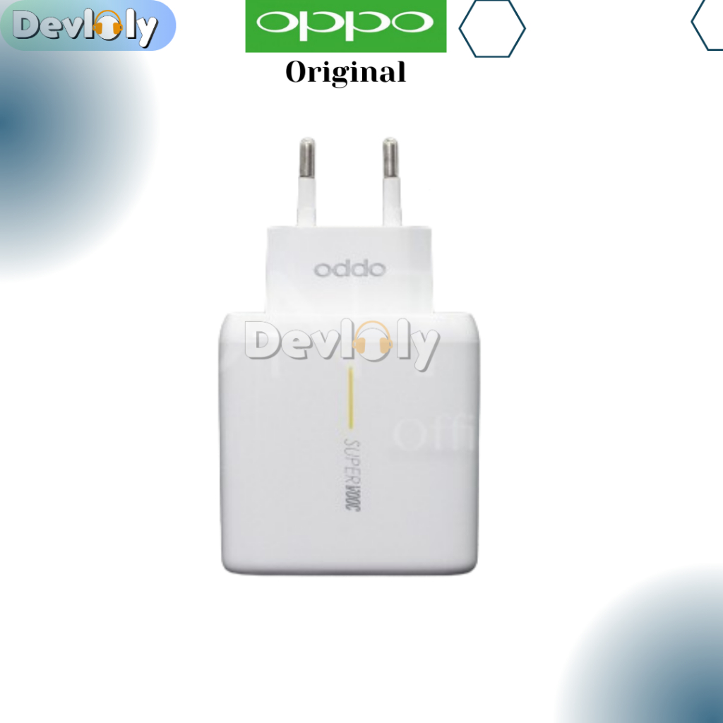 Jual Charger Oppo 65W Super Vooc 2.0 Type C 6.5A Fast Charging Adapter ...