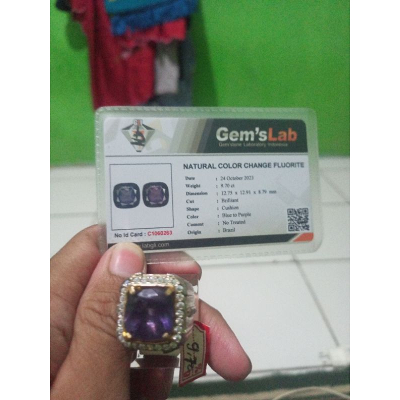 Jual Natural Color Change Fluorite(CCF) | Shopee Indonesia