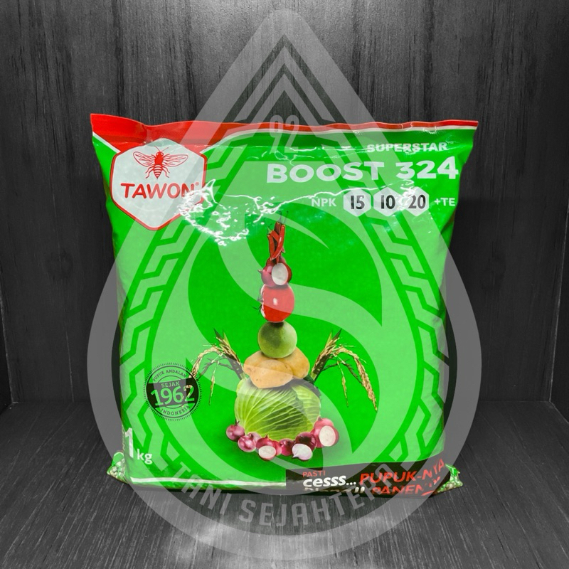 Jual PUPUK NPK BOOST TAWON 15.10.20+TE KEMASAN PABRIK (1KG) | Shopee ...