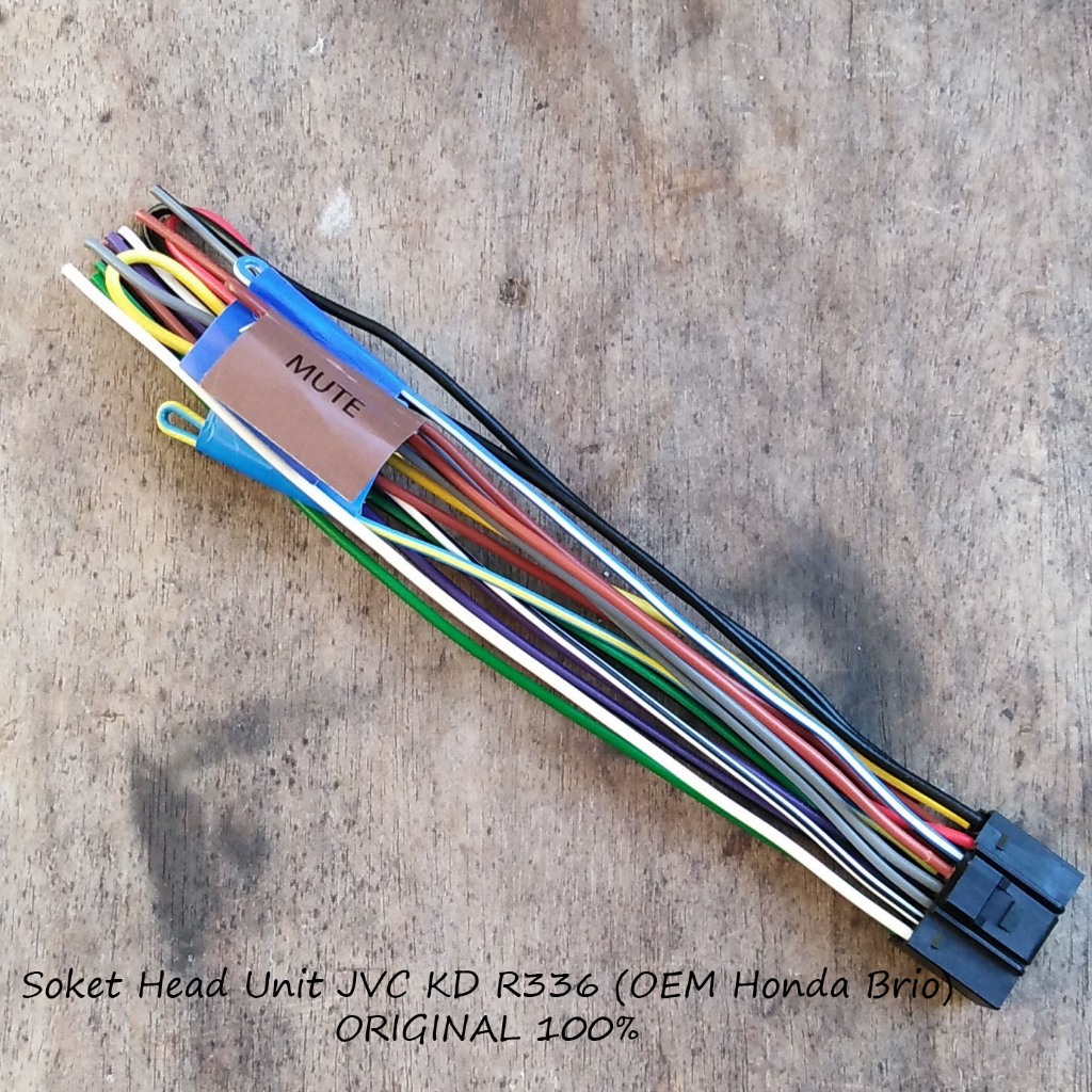 Jual Kabel Soket Head Unit JVC untuk Pasang HU JVC KD-R336 Copotan ...