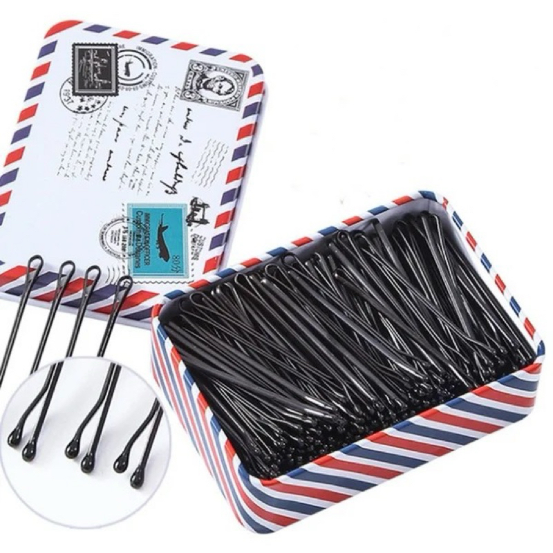 Jual JEPIT PENTOL 100PC FREE BOX KALENG - JEPIT SANGGUL 100PC JEPIT ...