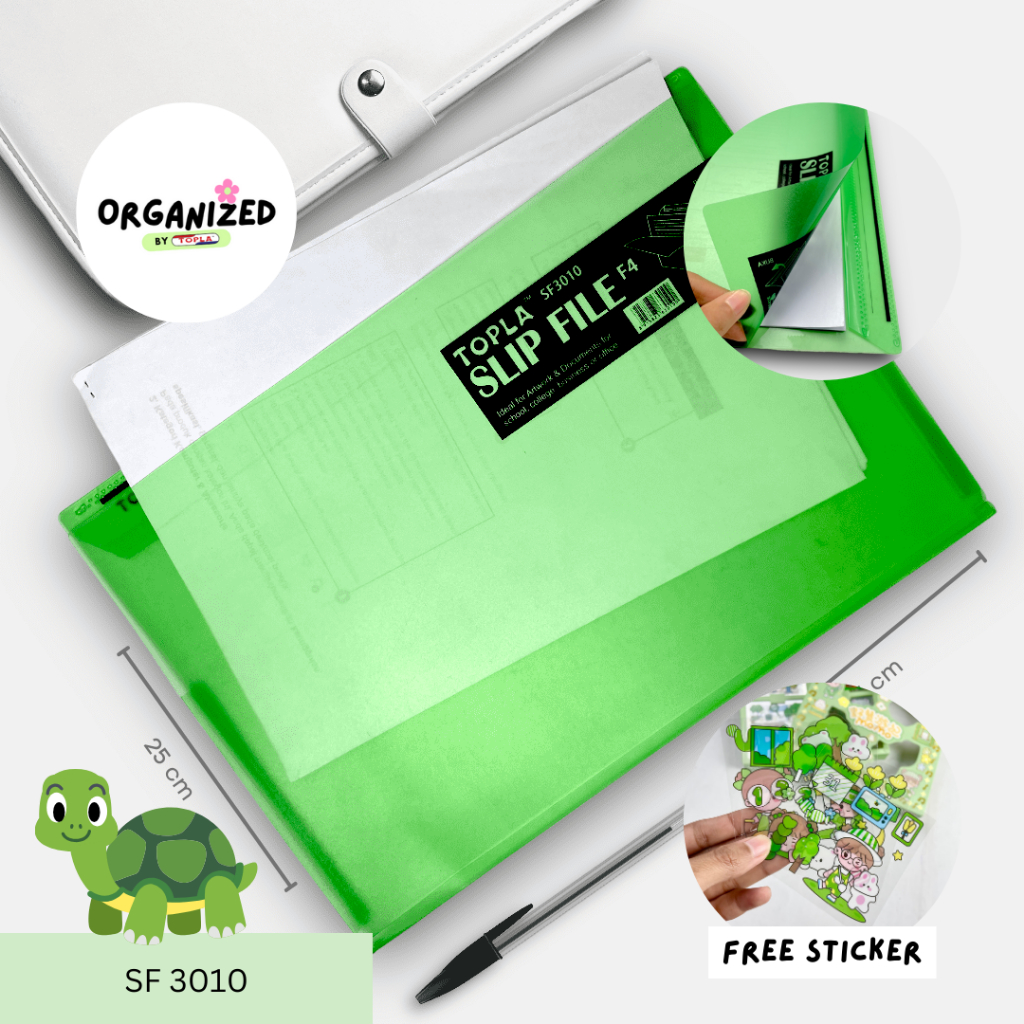 Jual TOPLA Map Slip File 3010 Map Dokumen Selip F4 Map Folder File ...