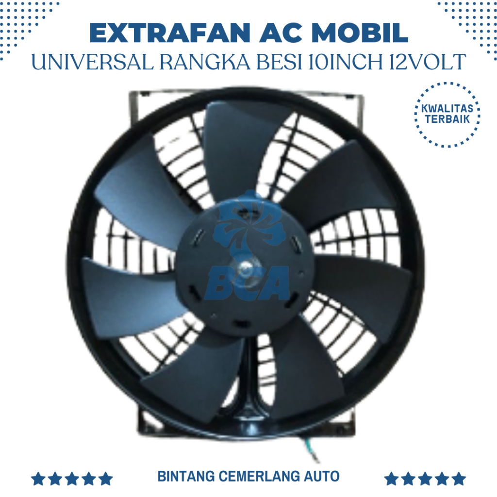 Jual Extrafan Extra Fan Ac Mobil Universal Rangka Besi Inch Volt