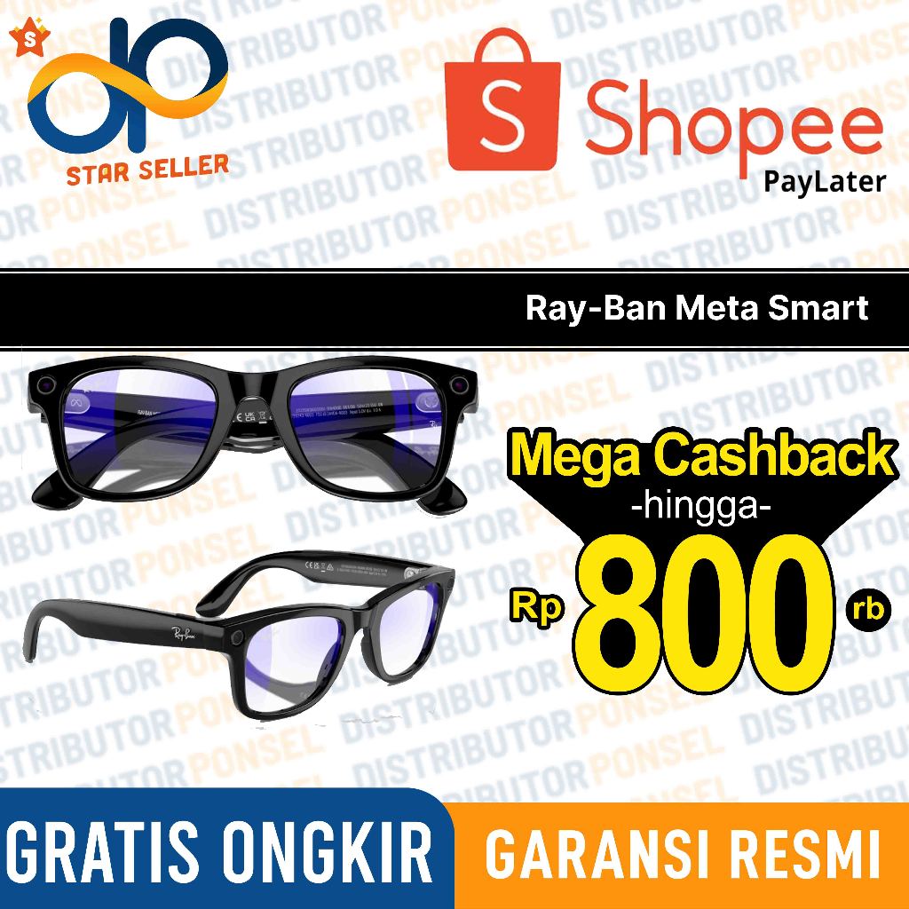 Jual Ray Ban Kacamata Pintar Meta Smart Glasses RayBan Wayfarer ...