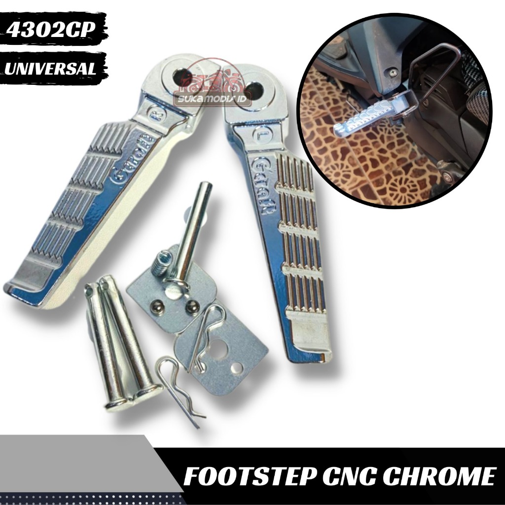 Jual Fustep Footstep Step Vietnam Matic Blacklist Pijakan Kaki Belakang ...