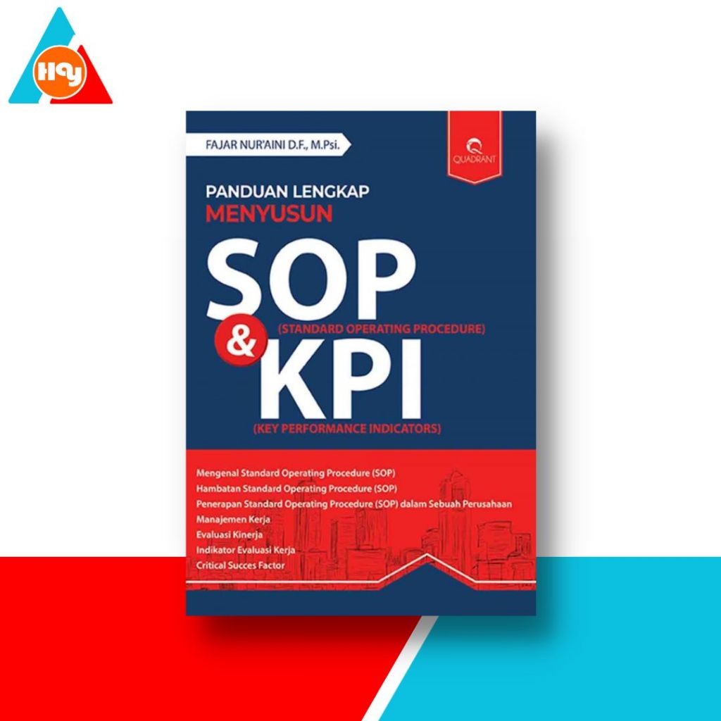 Jual Buku Panduan Lengkap Menyusun SOP & KPI, Standard Operating ...