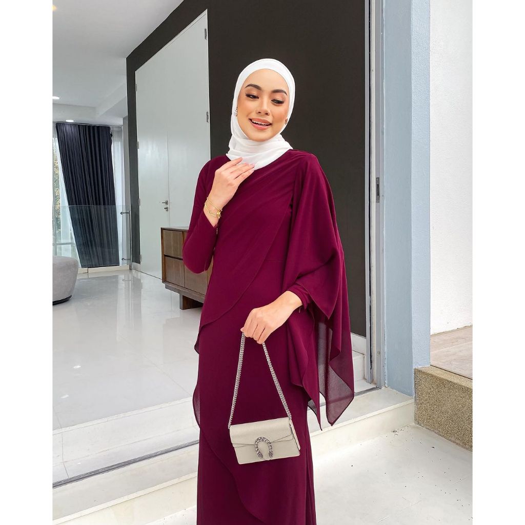 Jual COD DRESS MAXY BRIDESMAID LILY DRESS BAHAN CERUTY BABYDOLL FULL ...