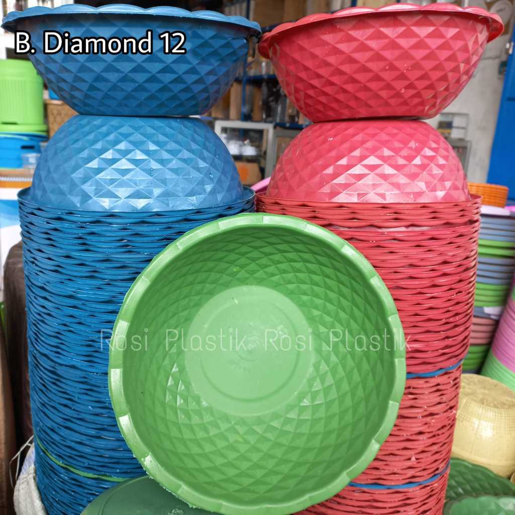 Jual Baskom Diamond Series Isi 12 Pcs 1 Lusin Baskom Nasi Hajatan