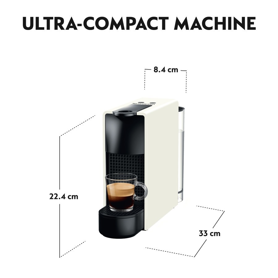 Jual Nespresso Essenza Mini C30 Coffee Machine, White (mesin Kopi) New 