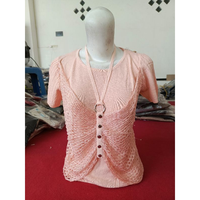 Jual baju wanita rajut model jaring jaring | Shopee Indonesia