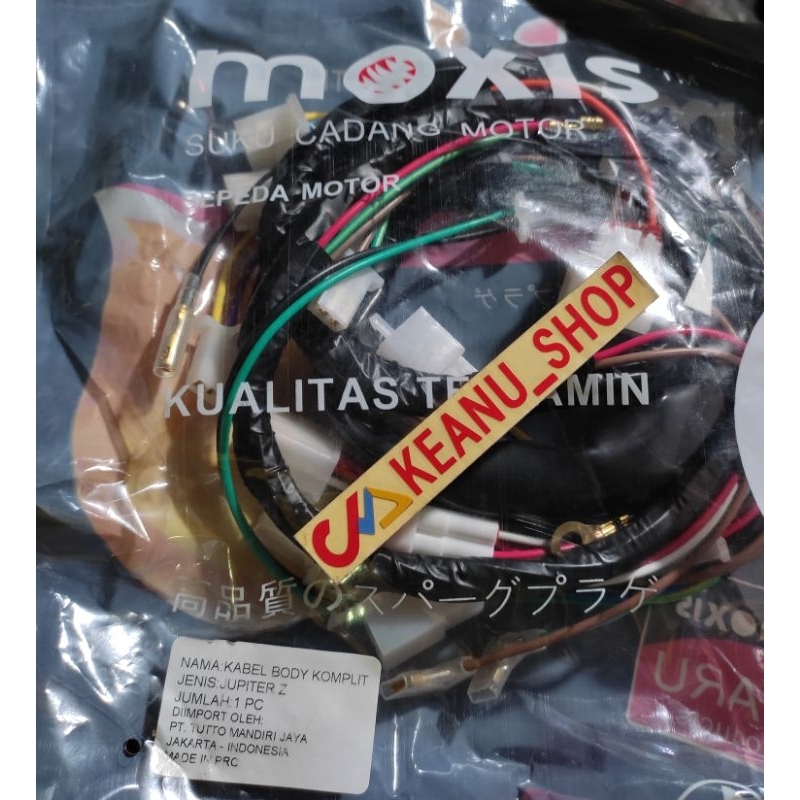 Jual KABEL BODY JUPITER Z 5TP 5TN KABEL BODI SET JUPITER Z 110 tahun