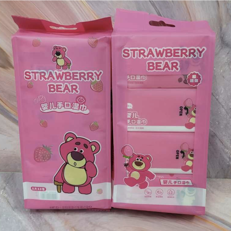Jual Tisu Basah Mini Compact Character Cute/Tisu Basah Kemasan Kekinian ...