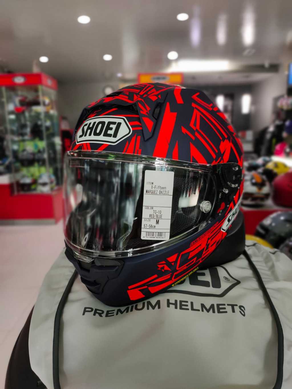 SHOEI X-Fifteen MARQUEZ DAZZLE (XL) セキュリティ・セーフティ SHOEI