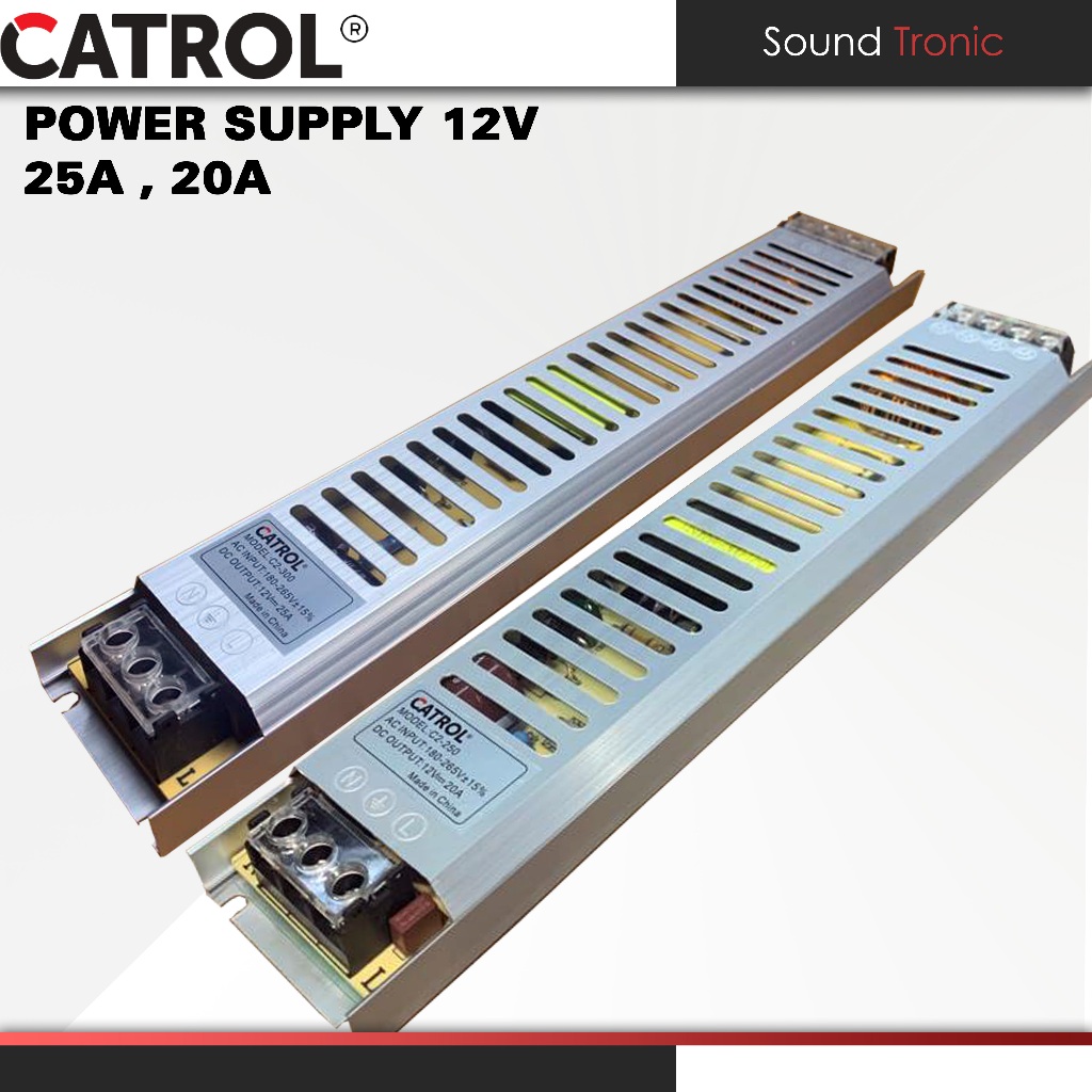 Jual Trafo Slim Led Strip Adaptor Catrol V Body Travo Power Supply