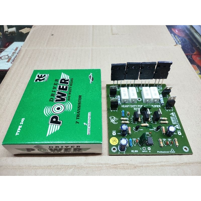 Jual Kit Power Amplifier 600 Watt Plus Final Toshiba 2SC5200 2SA1943