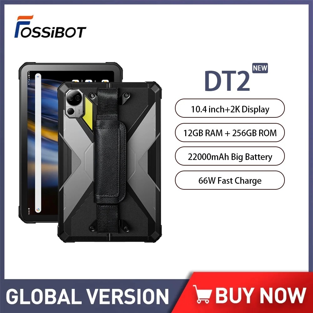Jual FOSSiBOT DT2 Rugged Tablet Pad 20GB+256GB 22000mAh Android 13 PC ...