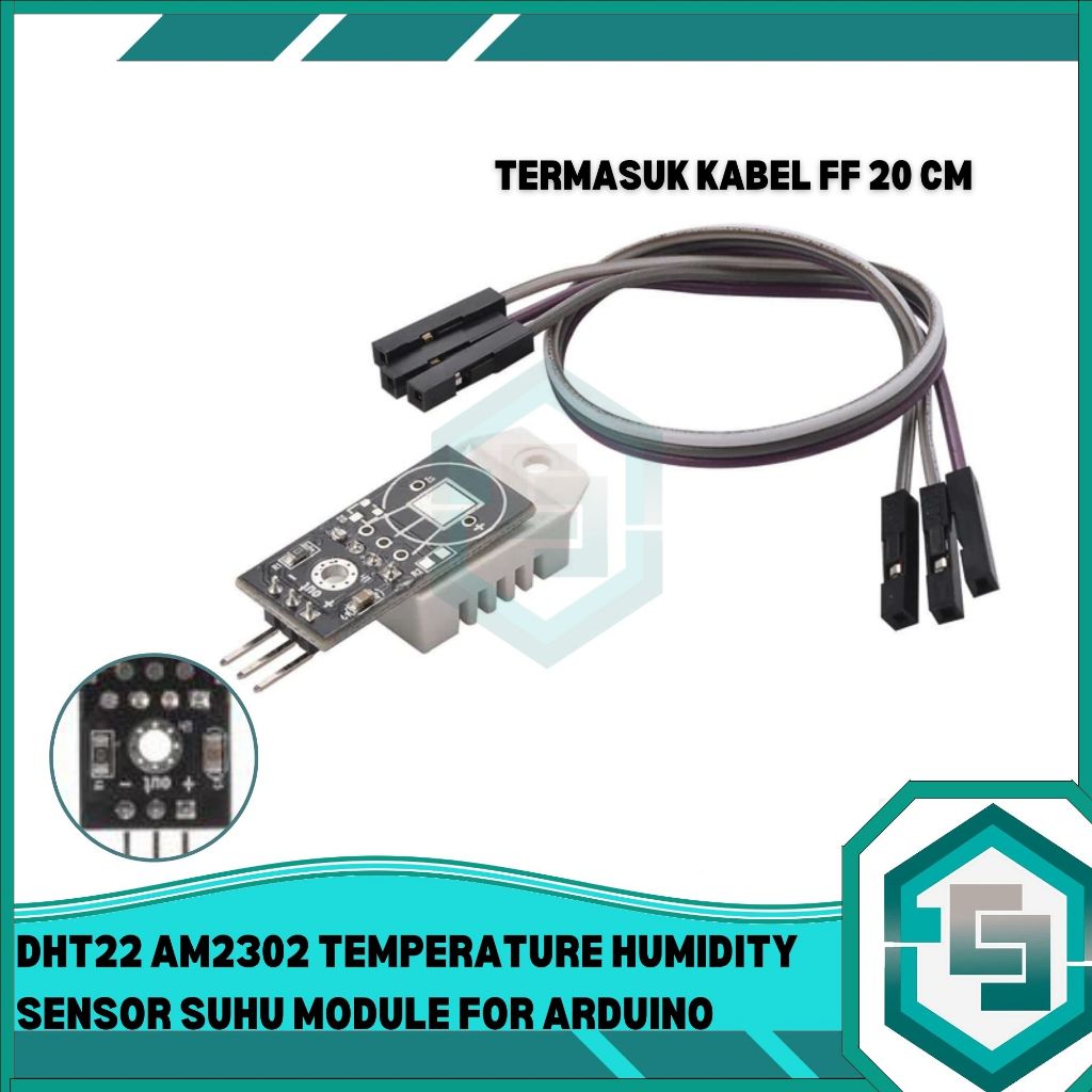 Jual DHT22 AM2302 TEMPERATURE HUMIDITY SENSOR SUHU MODULE FOR ARDUINO ...