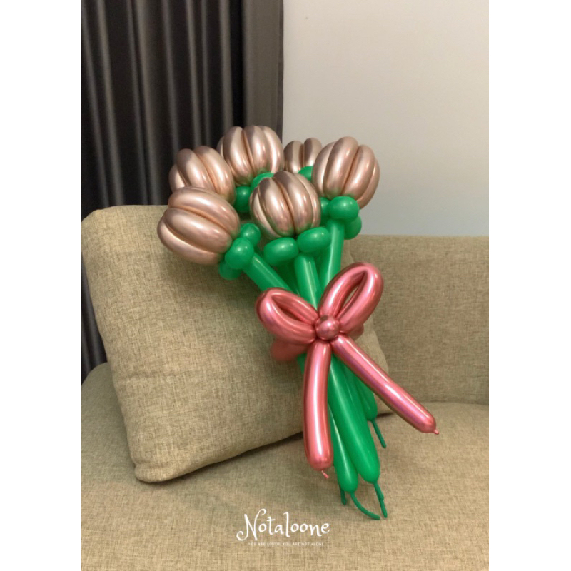 Jual Notaloone Balon Bunga Tulip Buket Flower Balloon Bouquet Kado