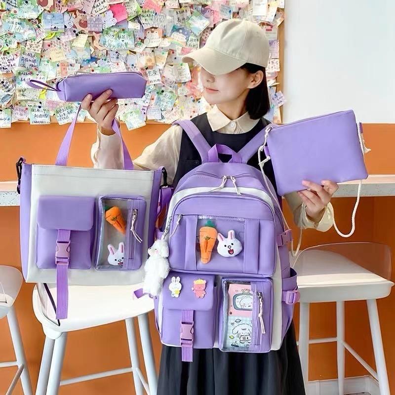 Jual Tas Ransel Anak Perempuan Import 4in 1 Tas Sekolah Anak School Bag ...