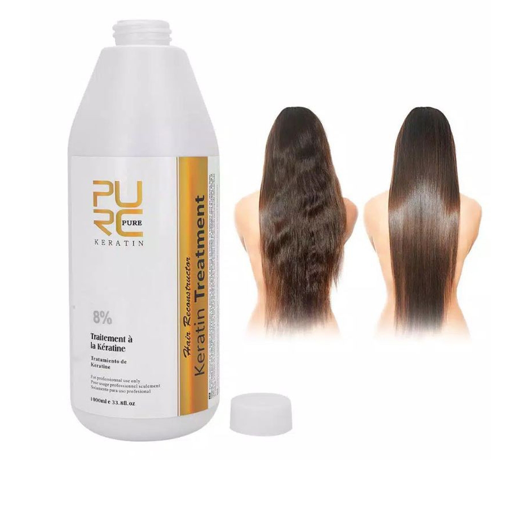 Jual PURC Keratin Treatment 5% 8% 12% Pelurus Rambut Perawatan Rambut ...