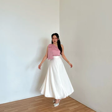 BONDE Lily Sateen Skirt Rok Lilit Wanita
