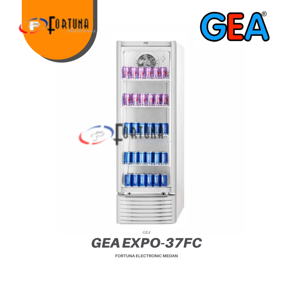 Jual GEA SHOWCASE EXPO37FC 5 RAK 282LITER DISPLAY COOLER MEDAN | Shopee ...