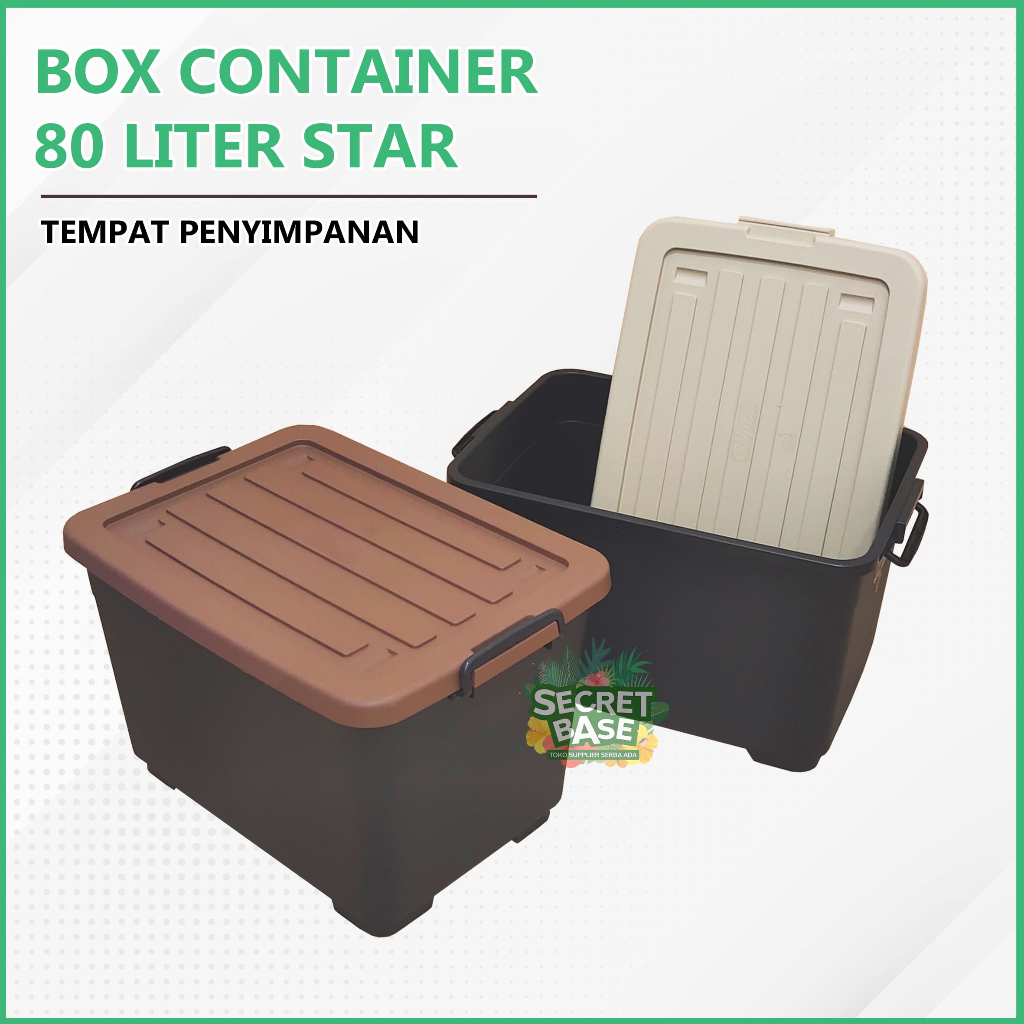 Jual BOX STAR - Dapat RODA / Kontainer Box / Container Box Plastik 50L ...