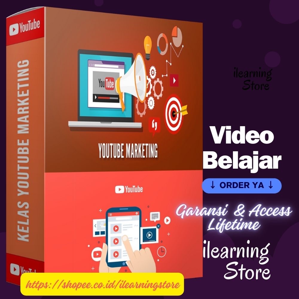 Jual [EC57] E-COURSE KELAS YOUTUBE MARKETING MASTERY V1 (Kelas Youtube ...