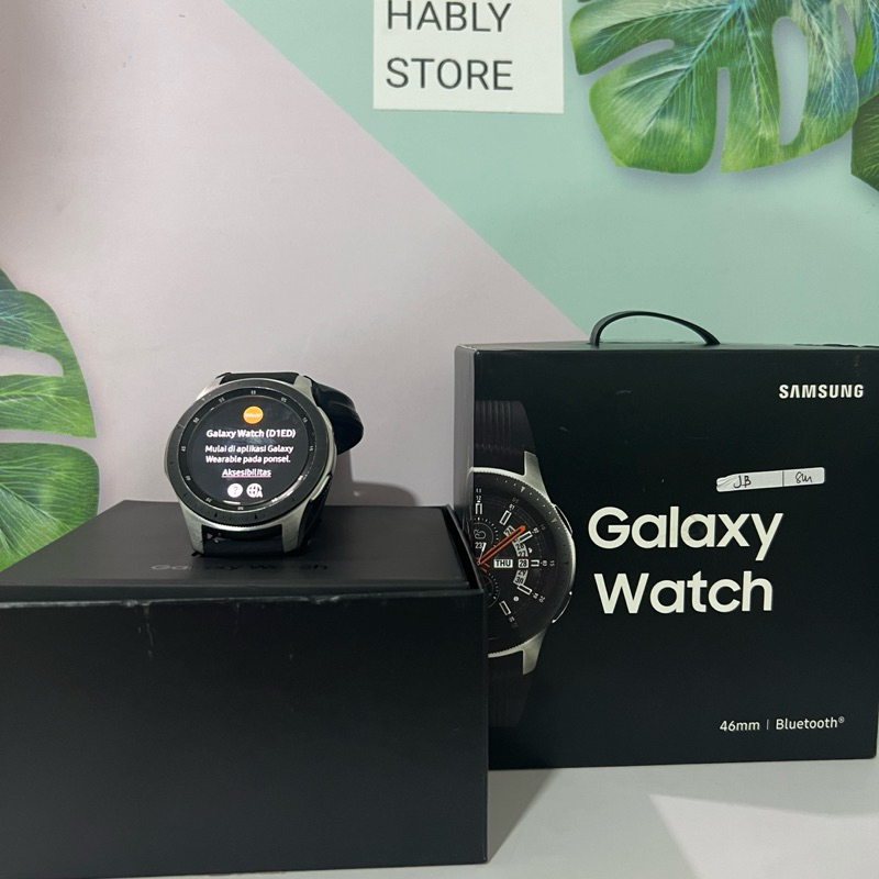Jual SAMSUNG GALAXY WATCH 46MM R800 SECOND ORIGINAL | Shopee Indonesia