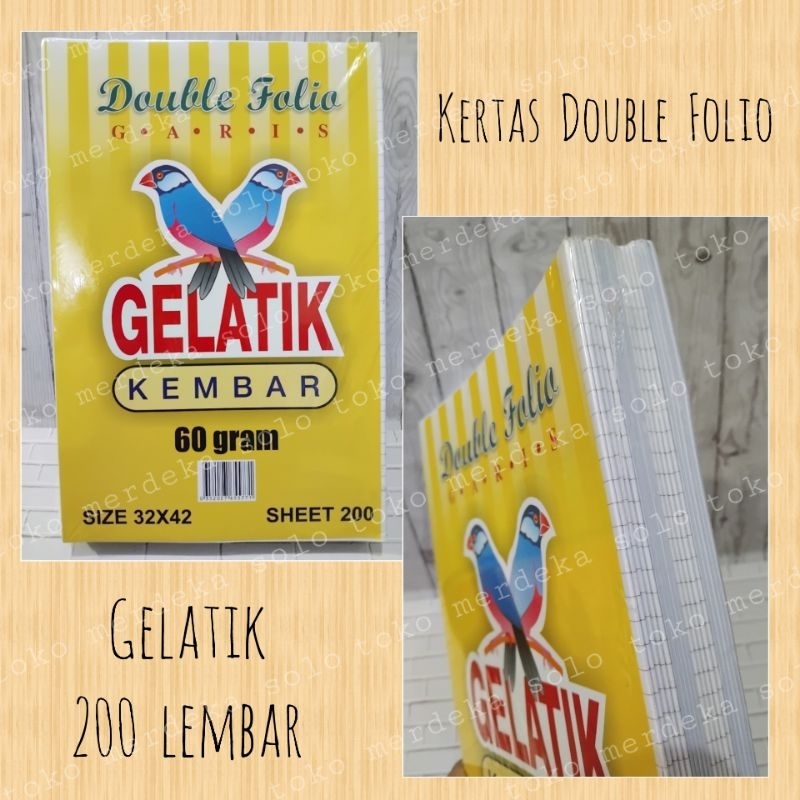 Jual Kertas Double Folio Gelatik 200 Lembar | Shopee Indonesia