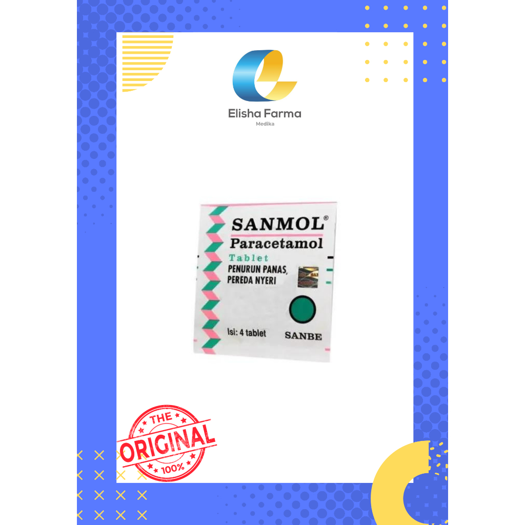 Jual Sanmol Tablet / Sanmol Forte Tablet (Strip 4 Tablet) - Sanmol
