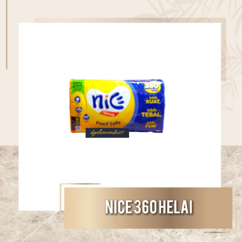 Jual Nice 360 helai [Tisu NICE dengan kemasan terbaru] | Shopee Indonesia