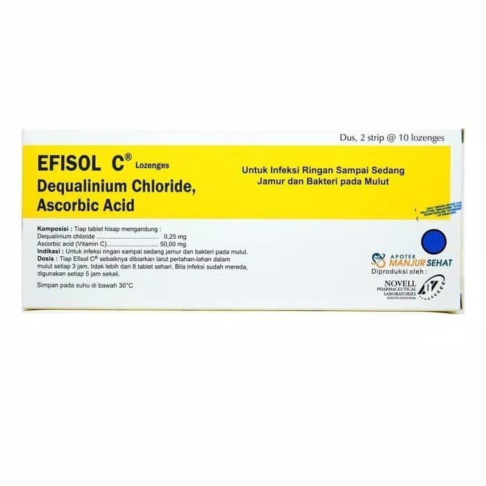 Jual Efisol C Tablet Obat Sariawan Gusi Bengkak Dan Infeksi