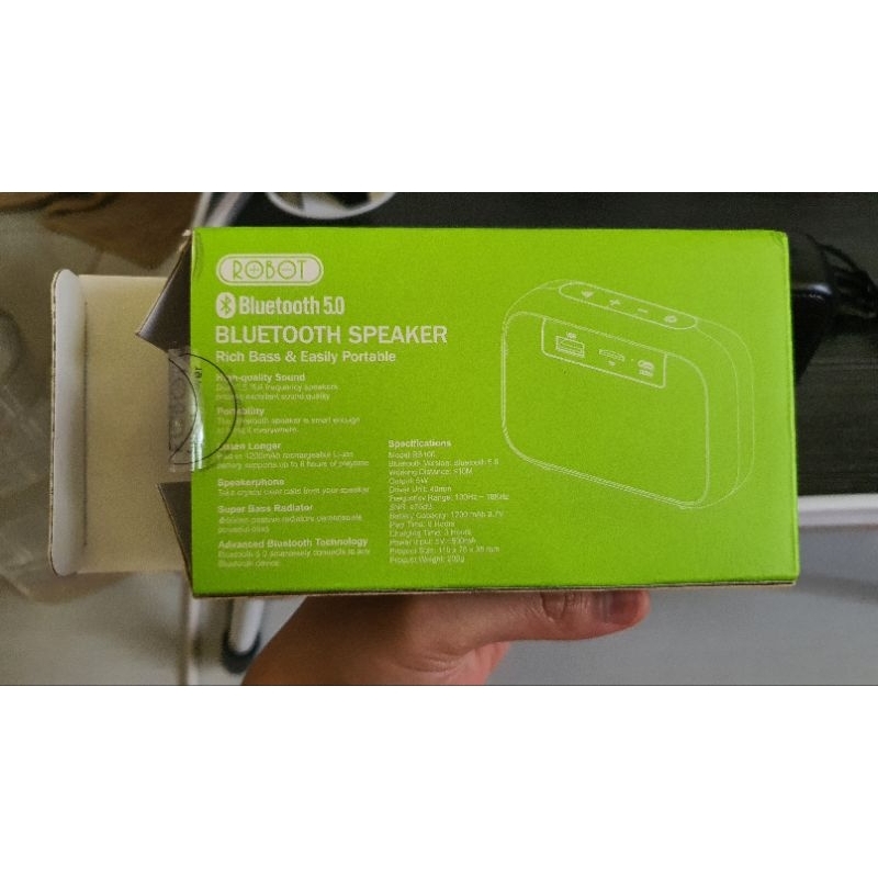 Jual Speaker Bluetooth Robot RB100 Portable Wireless Super Bass Mini ...