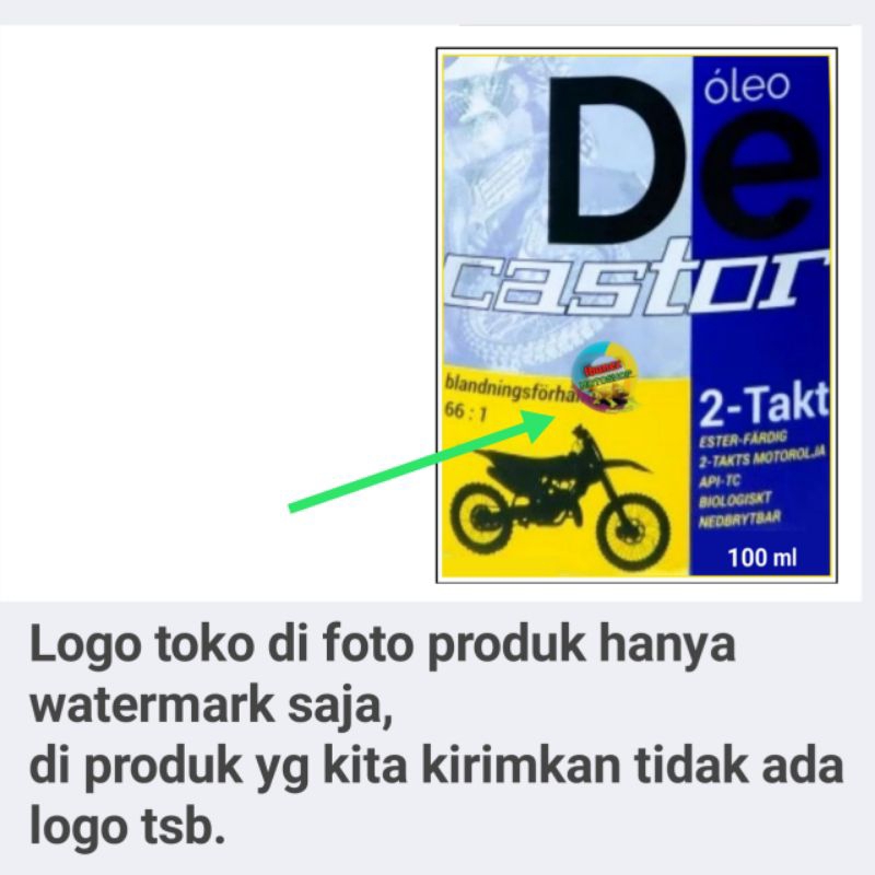 Jual Sticker Label Oli Samping Repack 100ml 250ml & 500ml (HARGA SATUAN ...