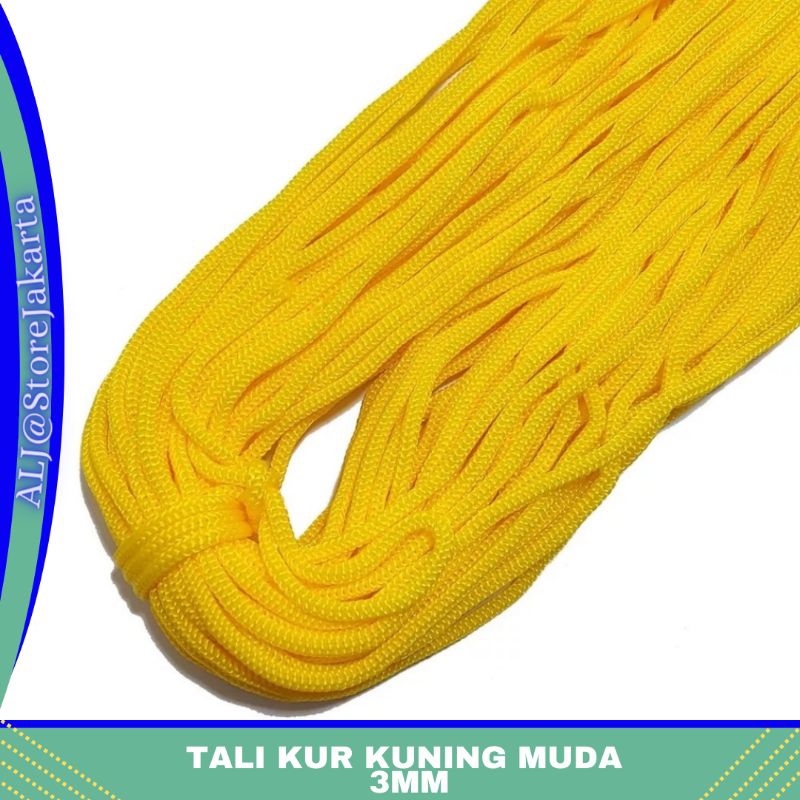 Jual TALI KUR KUNING MUDA 3MM | Shopee Indonesia