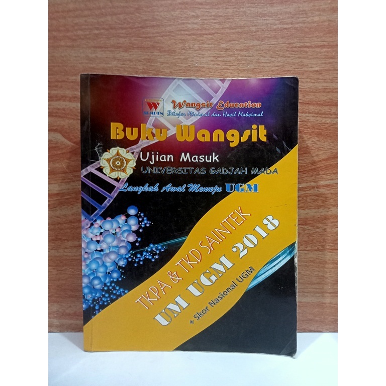 Jual Buku Wangsit Ujian Masuk Universitas Gadjah Mada Tkpa Tkd 