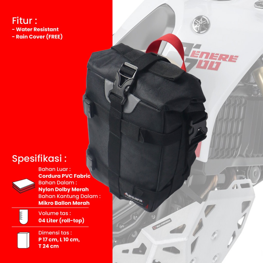 Jual Trek V1 Engine Guard Bags [Crash Bar Bags] | Shopee Indonesia