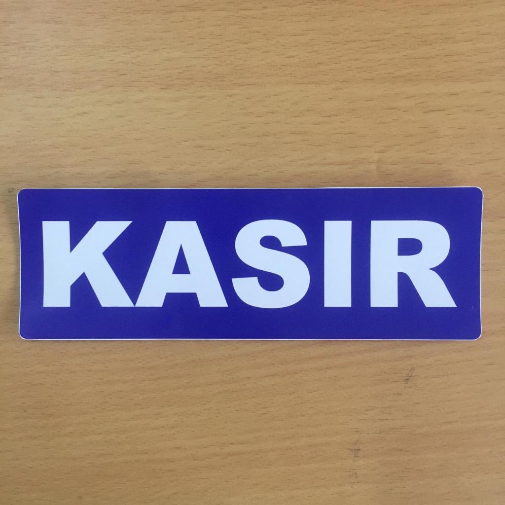 Jual STIKER TULISAN KASIR STIKER KASIR emblem kasir | Shopee Indonesia
