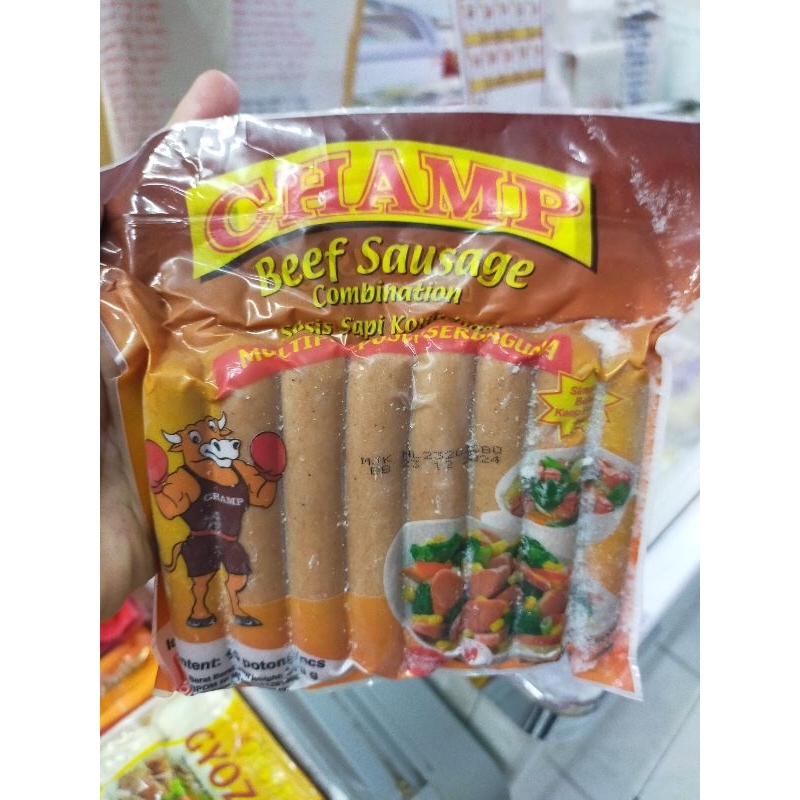 Jual CHAMP BEEF SOSIS 375G | Shopee Indonesia