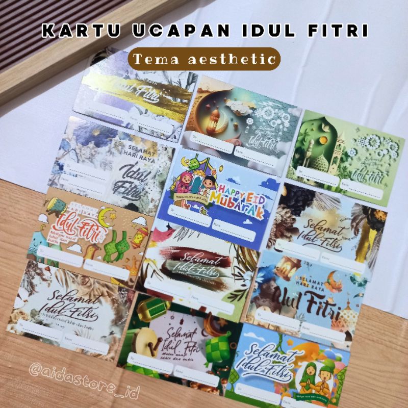 Jual KARTU UCAPAN IDUL FITRI 2024 (HARGA SATUAN) | KARTU UCAPAN LEBARAN ...