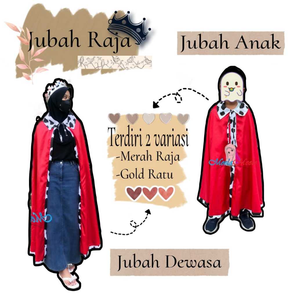 Jual Custome Set King Cape Robes Wand Props | Kostum King Queen ...