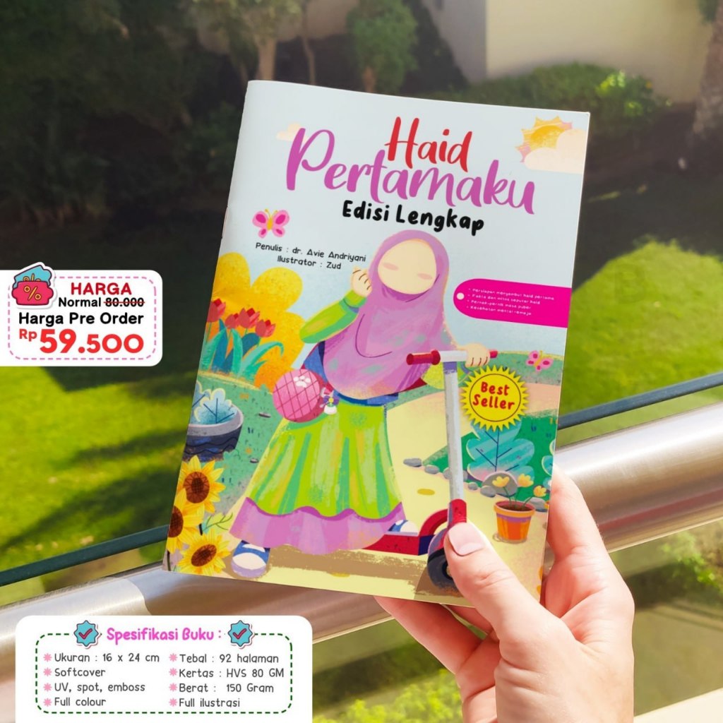 Jual Buku Haid Pertamaku Edisi Lengkap Shopee Indonesia