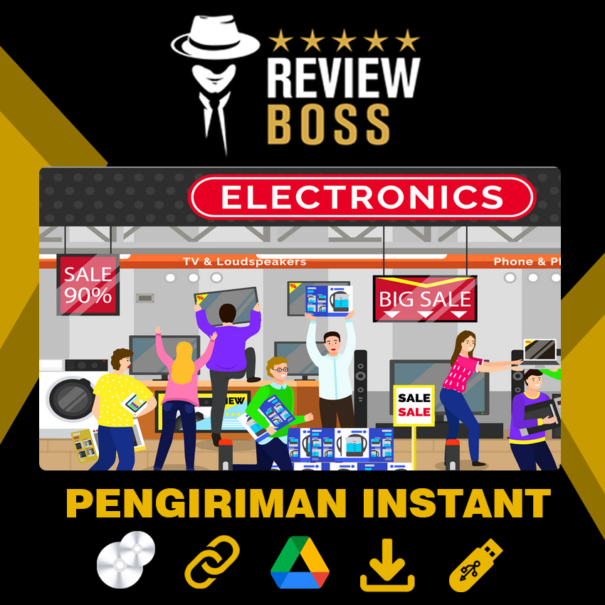 Jual Aplikasi Toko Alat Elektronik Electronic Store Full Version