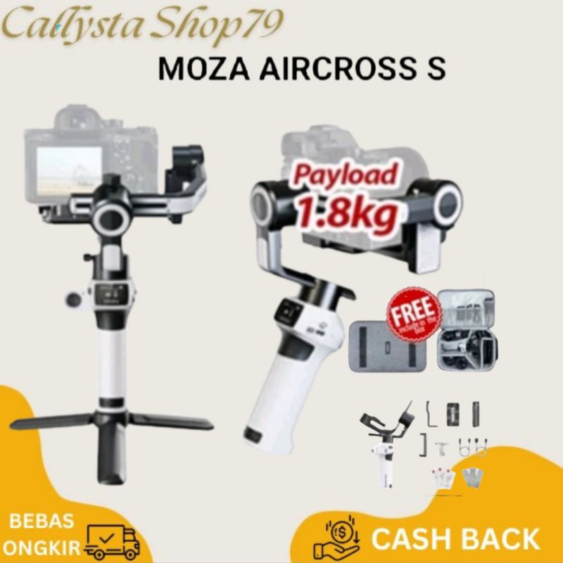 Jual MOZA AIRCROSS S STABILIZER GIMBAL AIR CROSS | Shopee Indonesia