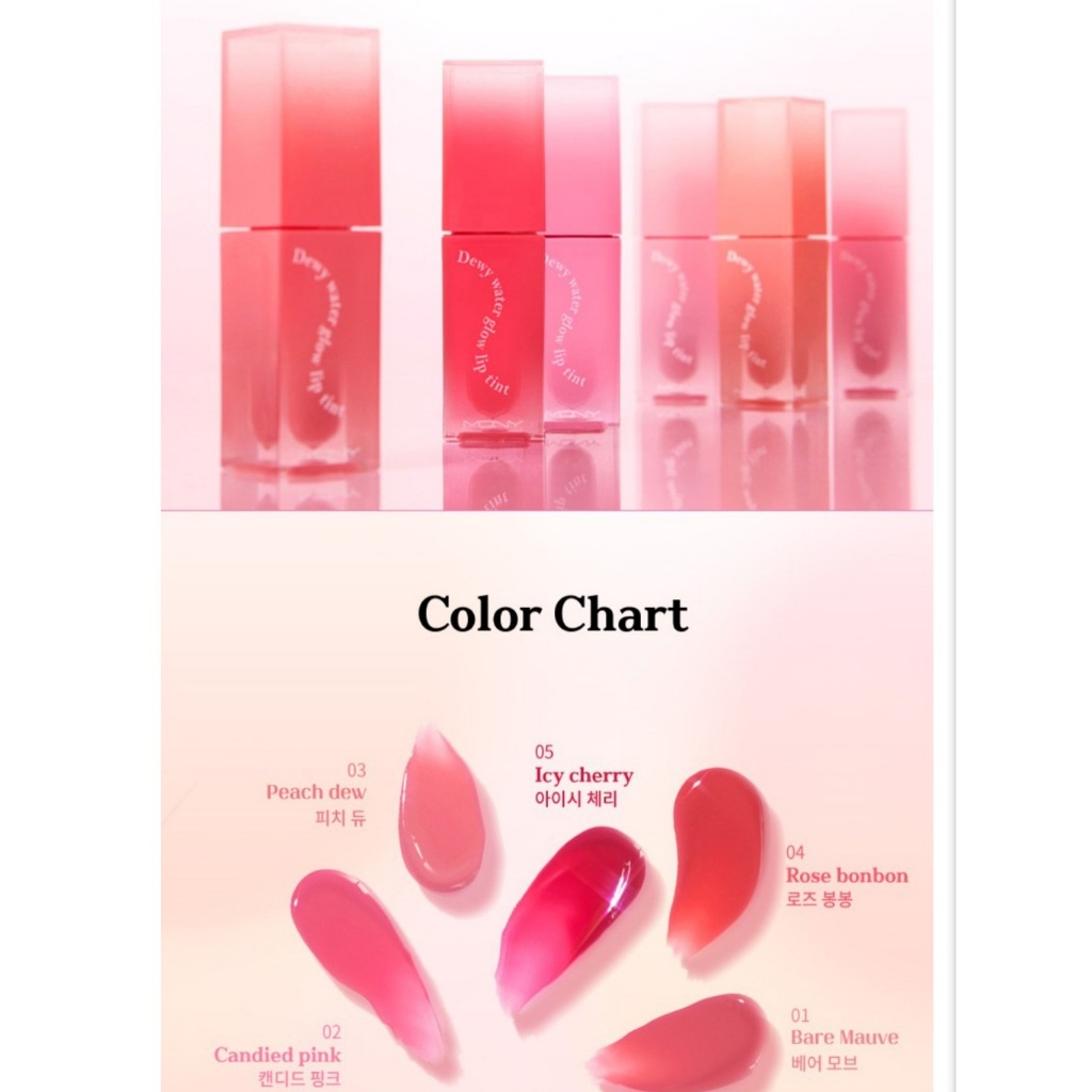 Jual [READY] MQNY Dewy Water Glow Lip Tint / Korean Lip Tint / Lip Tint