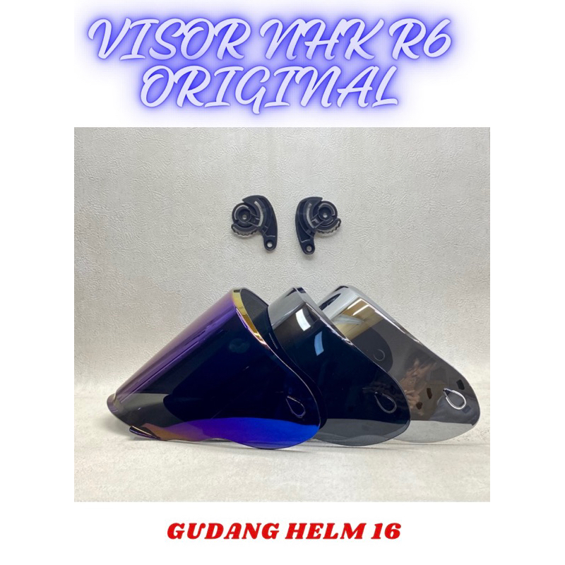 Jual Visor NHK R6 Original Iridium I Kaca Helm NHK R6 I NHK R1 MAX