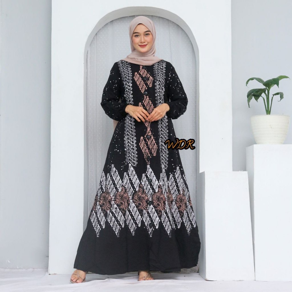 Jual S M L Xl Xxl Gamis Twill Rayon Premium Gamis Twill Ori Pekalongan Gamis Twill Jumbo