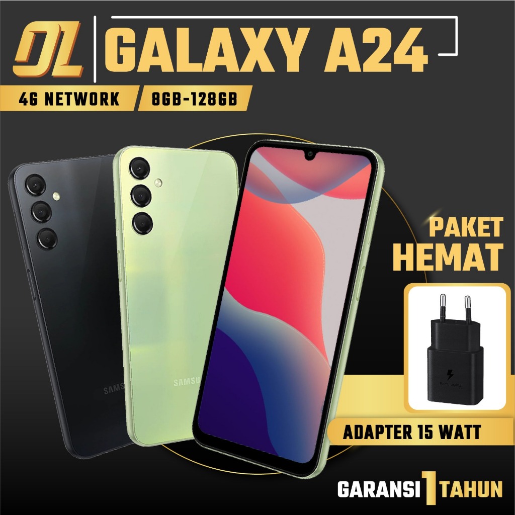 Jual Samsung Galaxy A24 8/128 GB RAM 8 ROM 128 8GB 128GB Smartphone HP ...